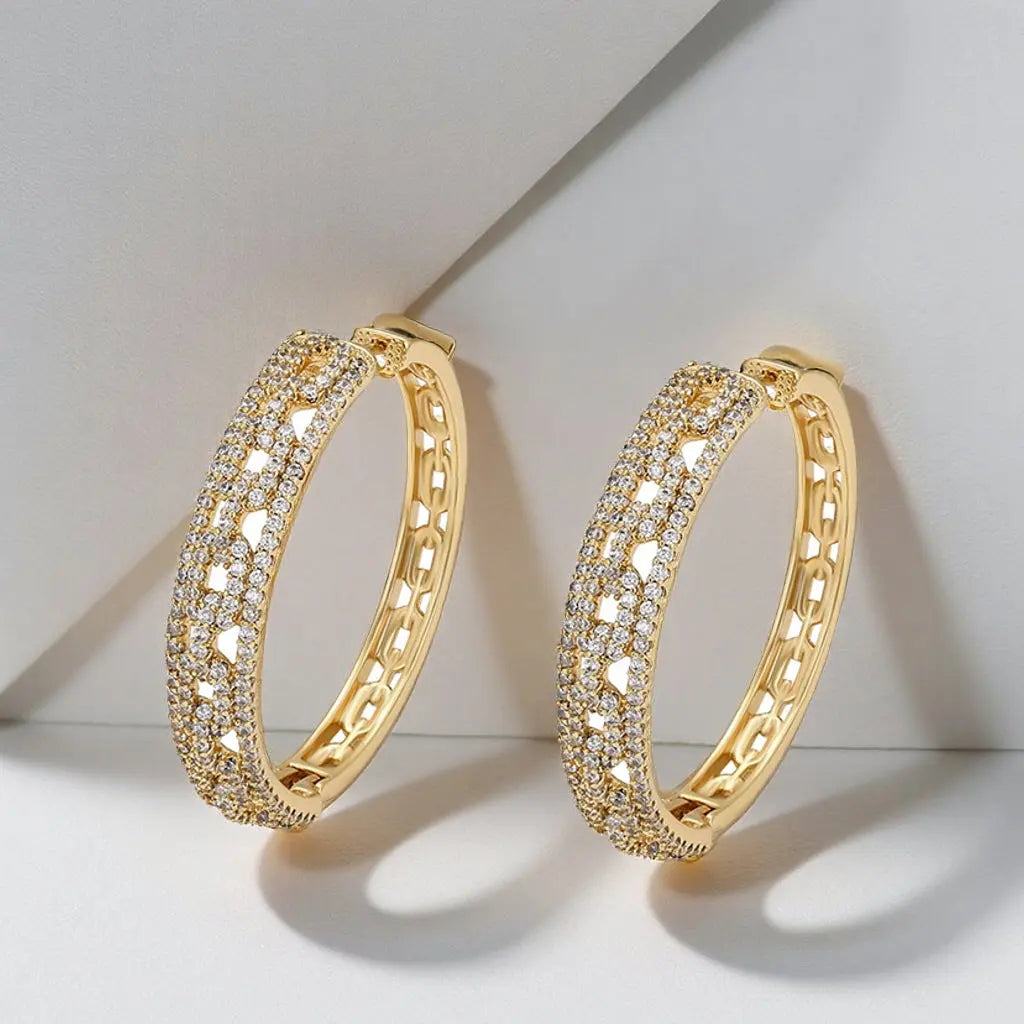 YRSA Earring Plaquées Or 14K-0