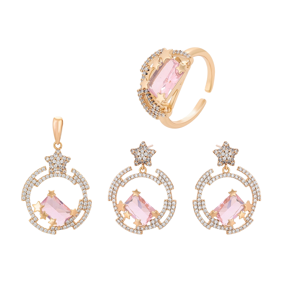GUNHILD Jewelry Set: Chic 18K Gold-Plated Jewelry Set | ES Jewelry