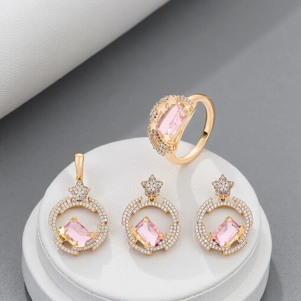 GUNHILD Jewelry Set: Chic 18K Gold-Plated Jewelry Set | ES Jewelry