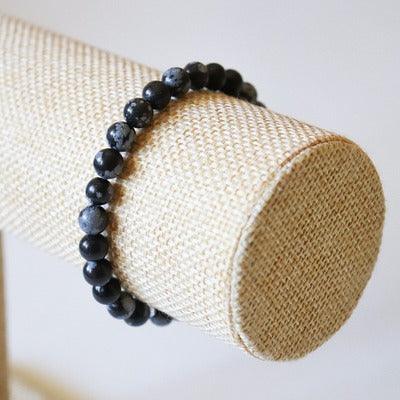 Bracelet en Obsidienne neige